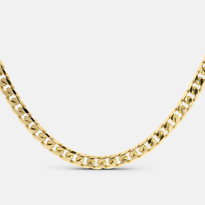 Flat Curb Chain Necklace