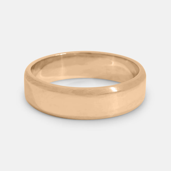 Beveled Edge Cigar Band 6mm