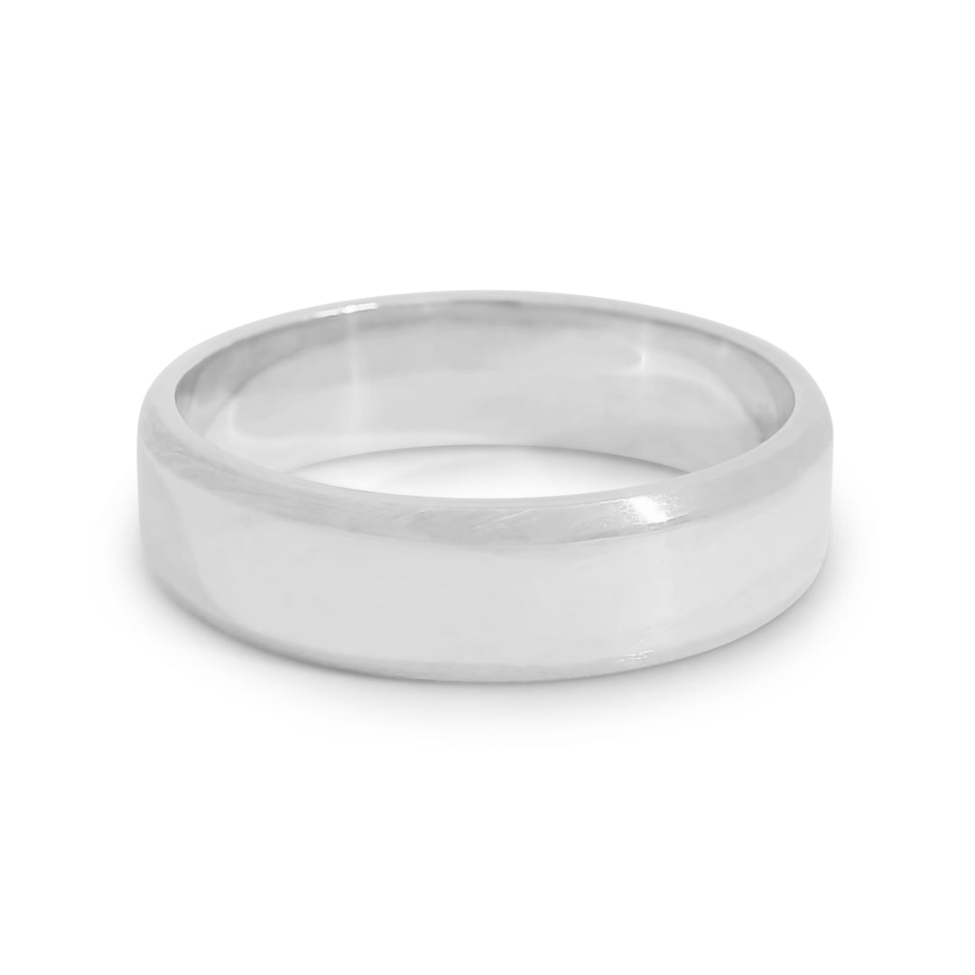 Beveled Edge Cigar Band 6mm
