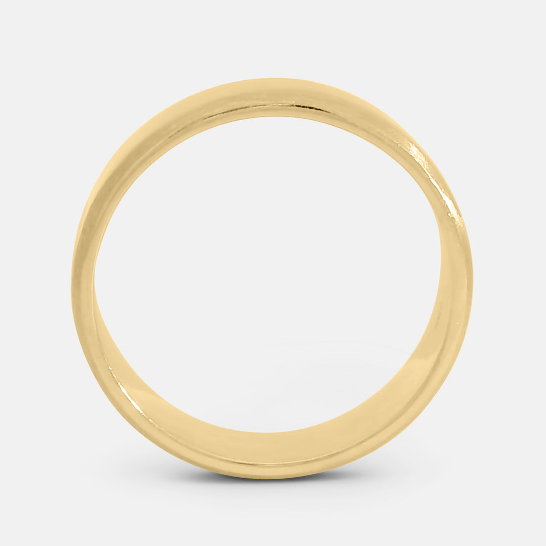 Beveled Edge Cigar Band 6mm