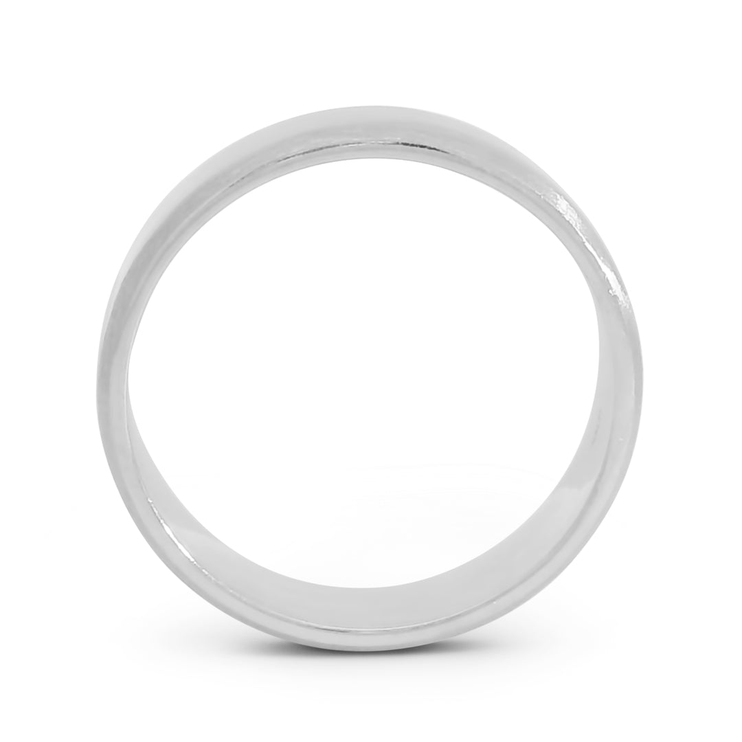 Beveled Edge Cigar Band 6mm