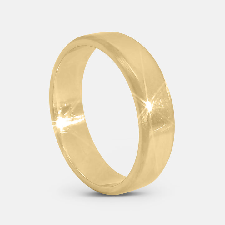 Beveled Edge Cigar Band 6mm