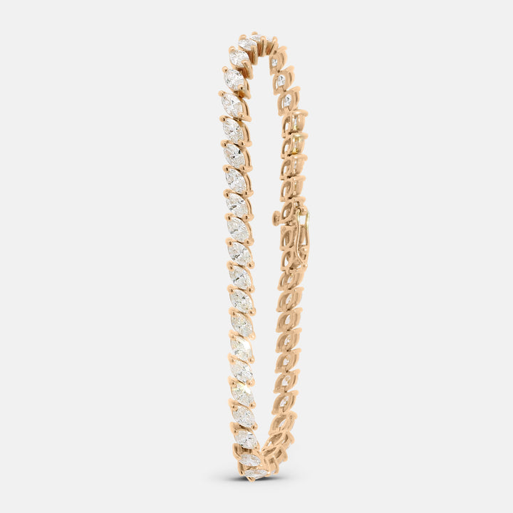 Marquise Tilted Tennis Bracelet
