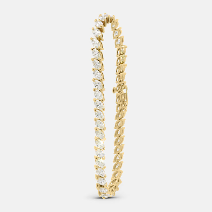 Marquise Tilted Tennis Bracelet