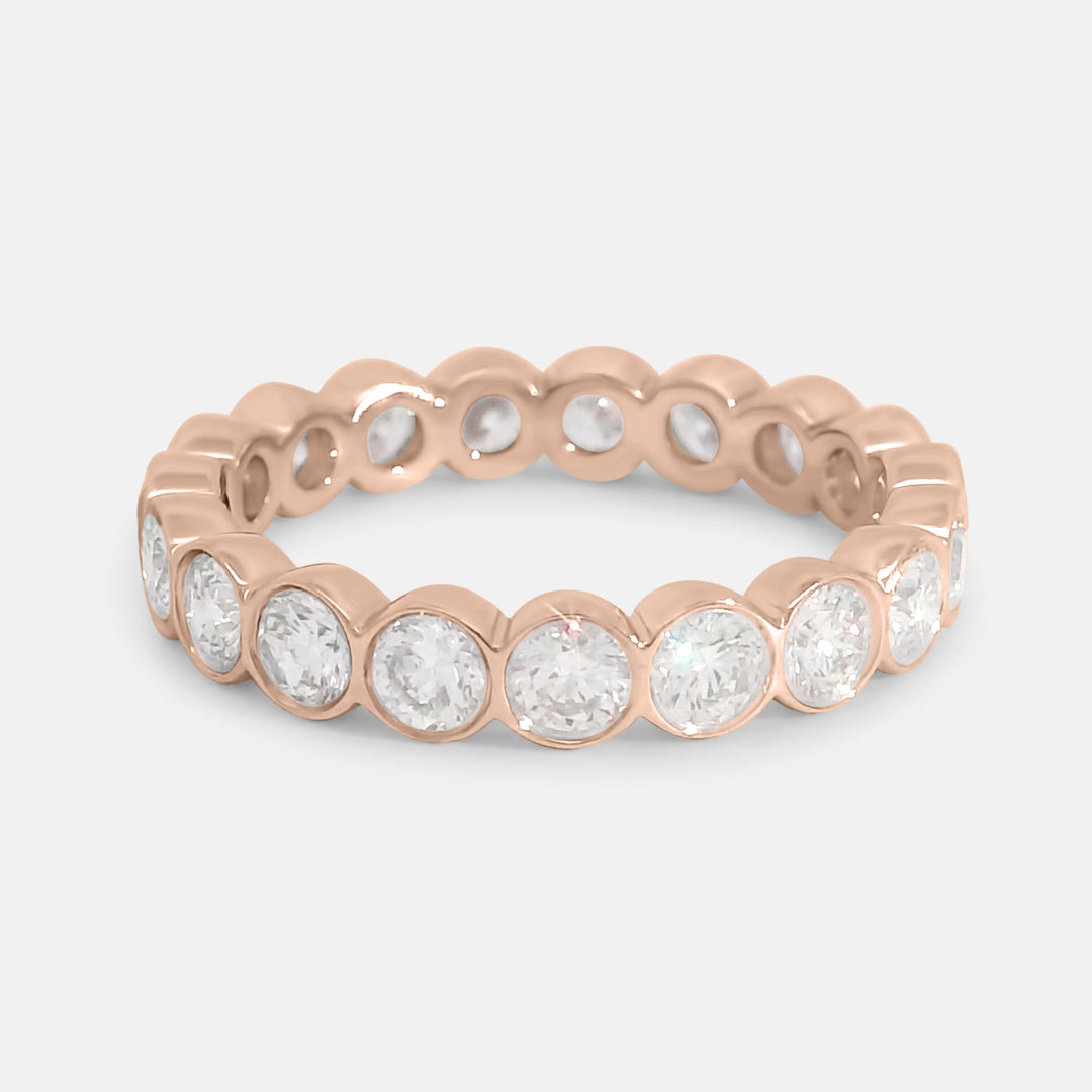 Eternity Brilliant Bezel Diamond Band