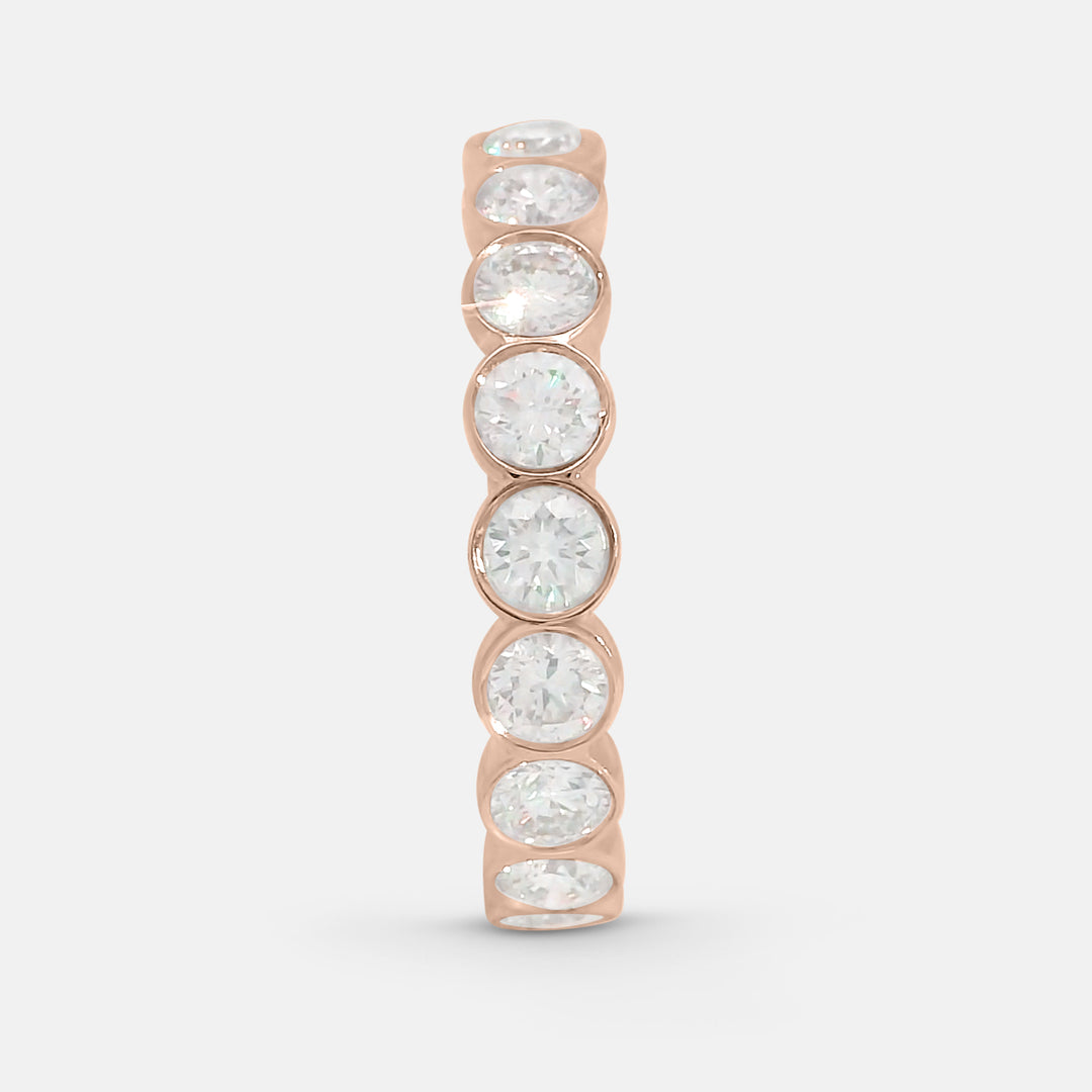 Eternity Brilliant Bezel Diamond Band
