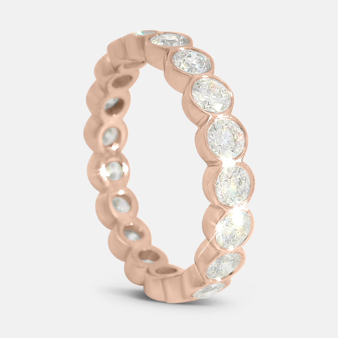 Eternity Brilliant Bezel Diamond Band
