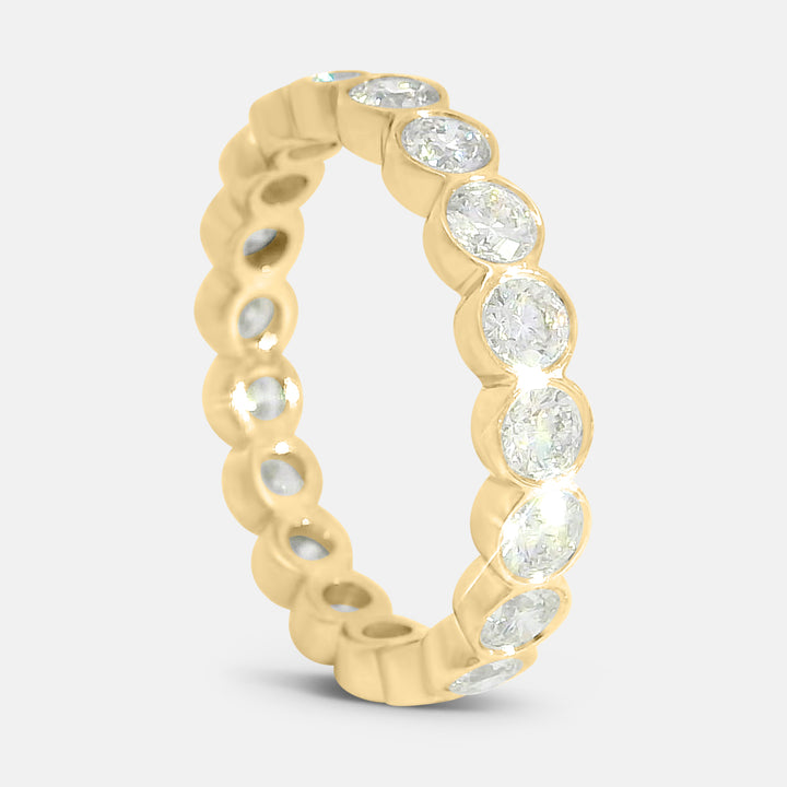 Eternity Brilliant Bezel Diamond Band