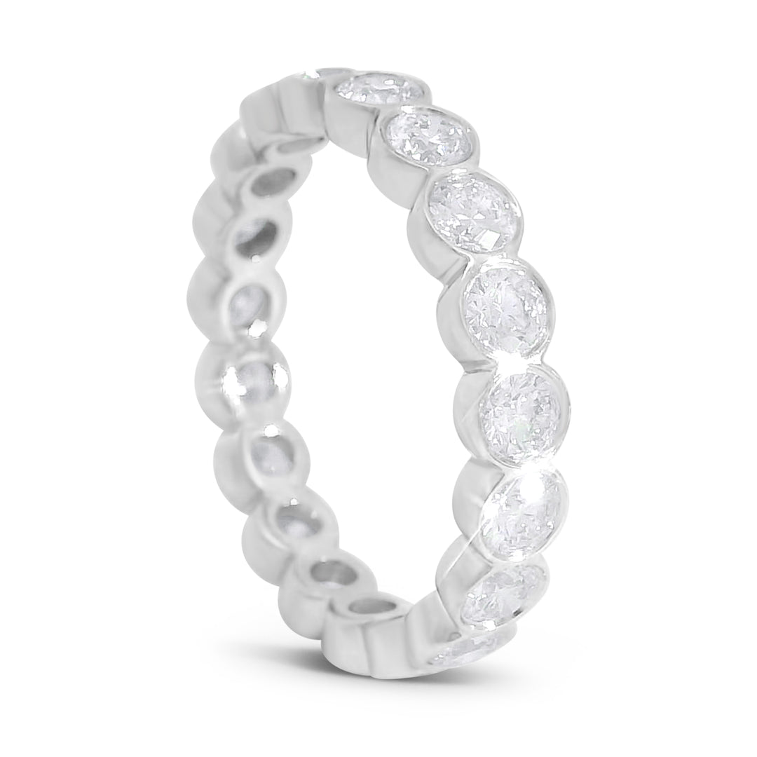 Eternity Brilliant Bezel Diamond Band
