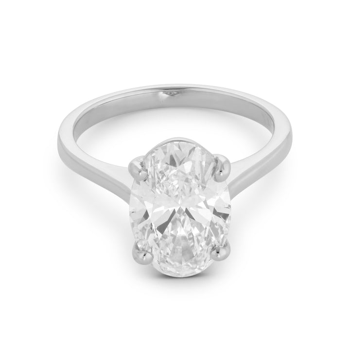 Mary Oval Cut Solitaire Engagement Ring