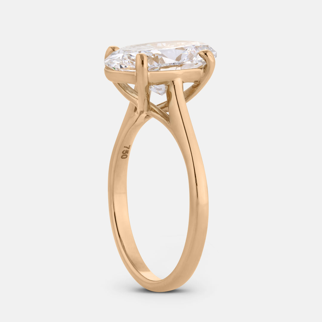 Mary Oval Cut Solitaire Engagement Ring