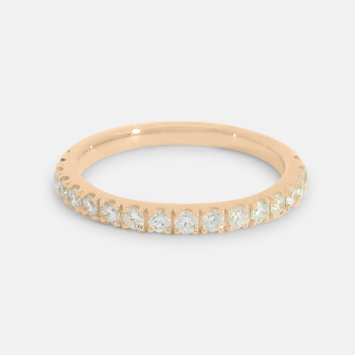 Half Pave Diamond Band (0.38tcw)