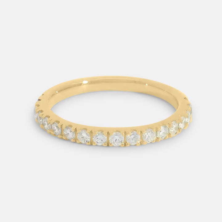 Half Pave Diamond Band (0.38tcw)