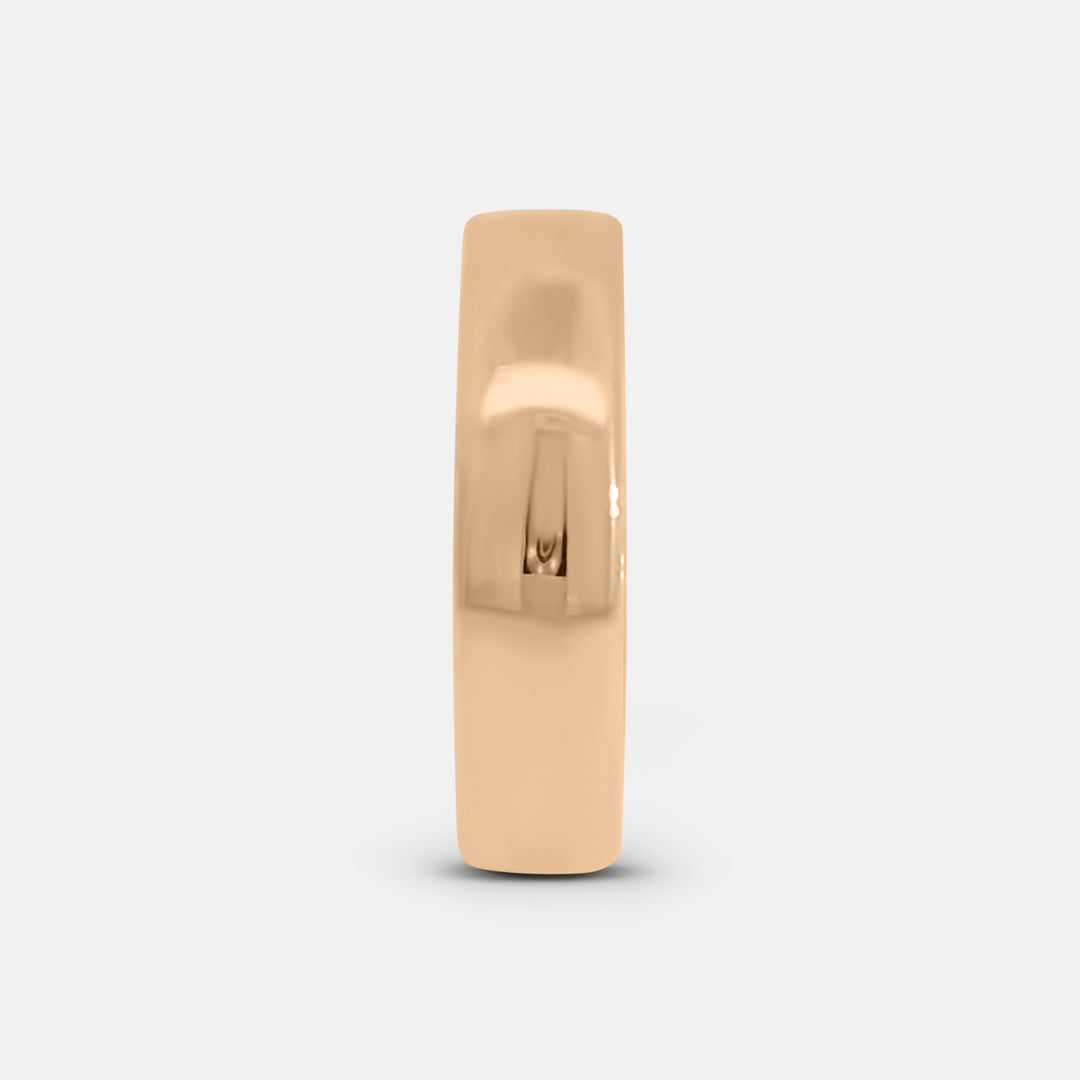 Polished Rounded Pinky Ring