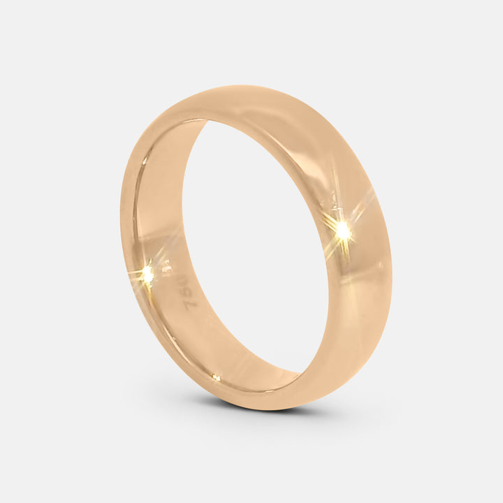 Polished Rounded Pinky Ring