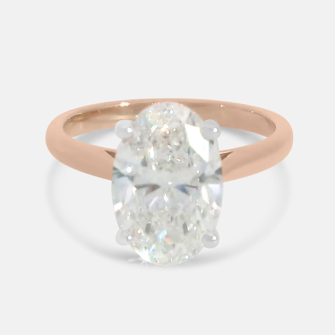 Keziah Oval Cut Engagement Ring