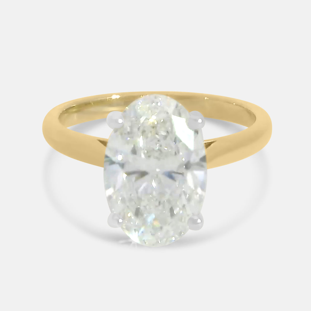 Keziah Oval Cut Engagement Ring