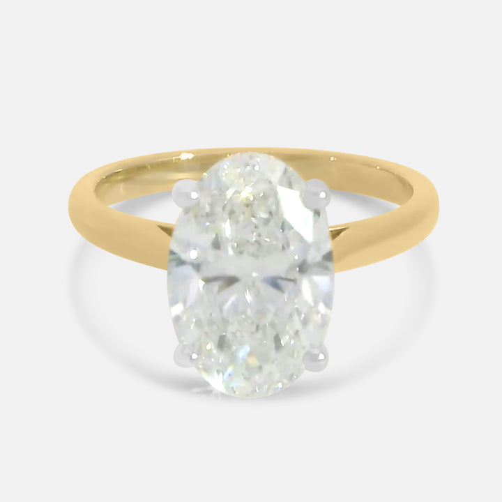 Keziah Oval Cut Engagement Ring