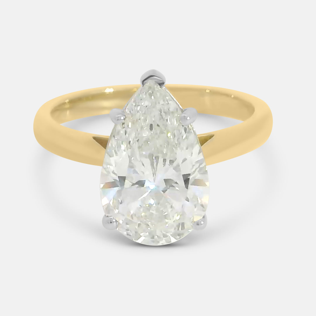 Joanna Pear Cut Engagement Ring