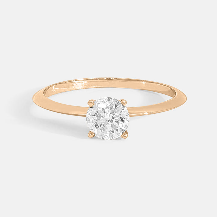 Julie Round Brilliant Cut Engagement Ring