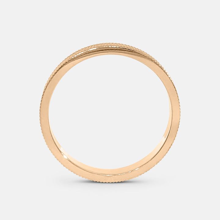 Ribbed Cigar Band 3mm
