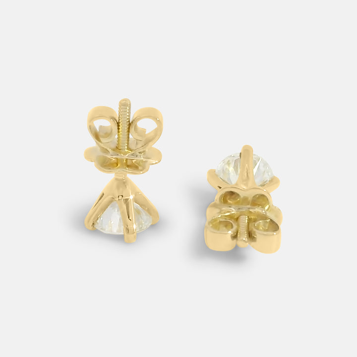 Screw Back Stud Earrings (1tcw)