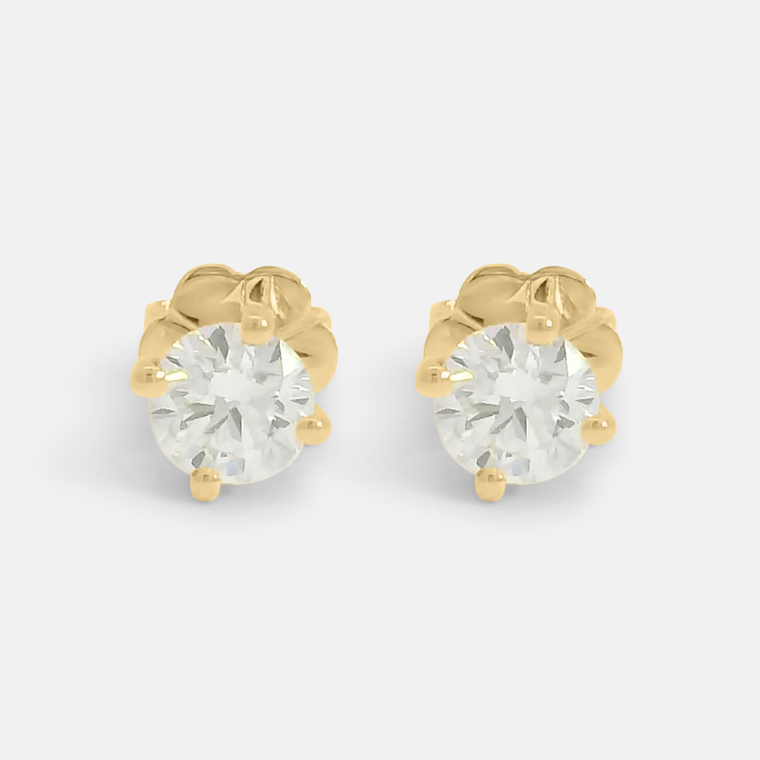 Screw Back Stud Earrings (1tcw)