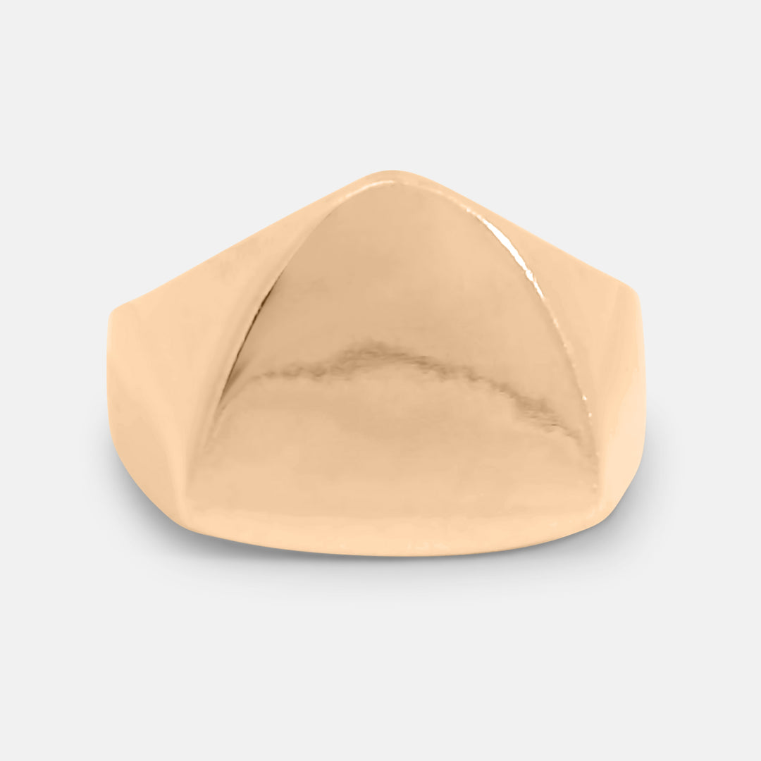 Tri Solid Signet Ring