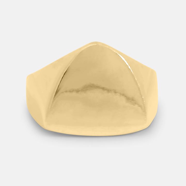 Tri Solid Signet Ring