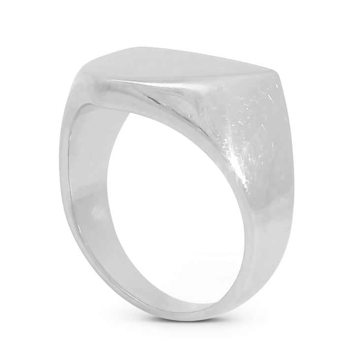 Tri Solid Signet Ring