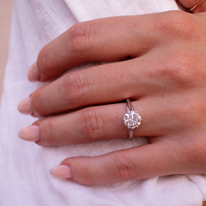 Rebecca Brilliant Cut Engagement Ring