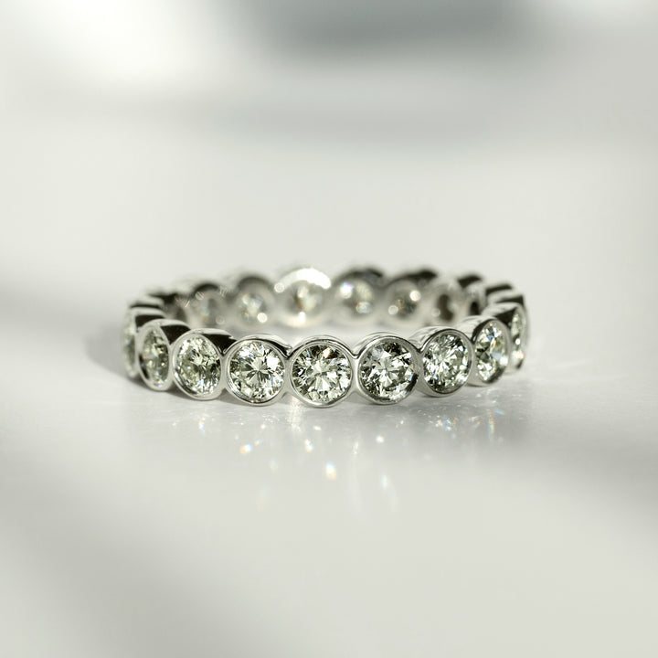 Eternity Brilliant Bezel Diamond Band