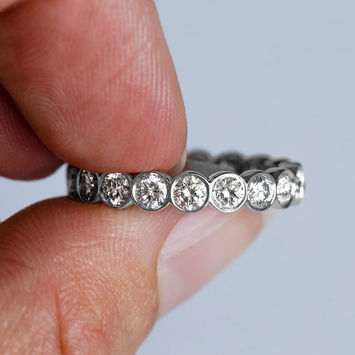 Eternity Brilliant Bezel Diamond Band