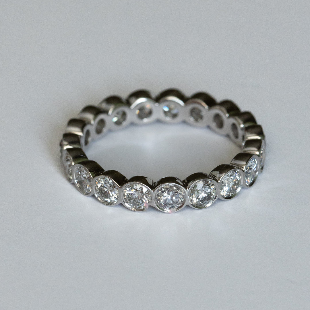 Eternity Brilliant Bezel Diamond Band