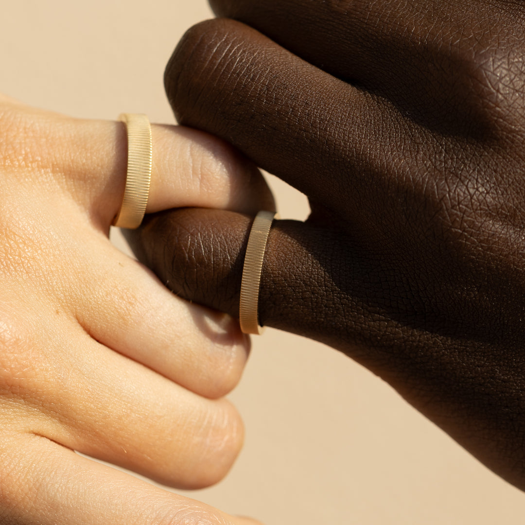 Ribbed Cigar Band 3mm