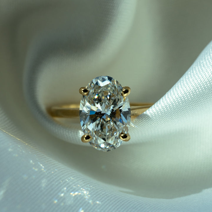 Mary Oval Cut Solitaire Engagement Ring