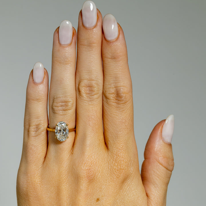 Mary Oval Cut Solitaire Engagement Ring