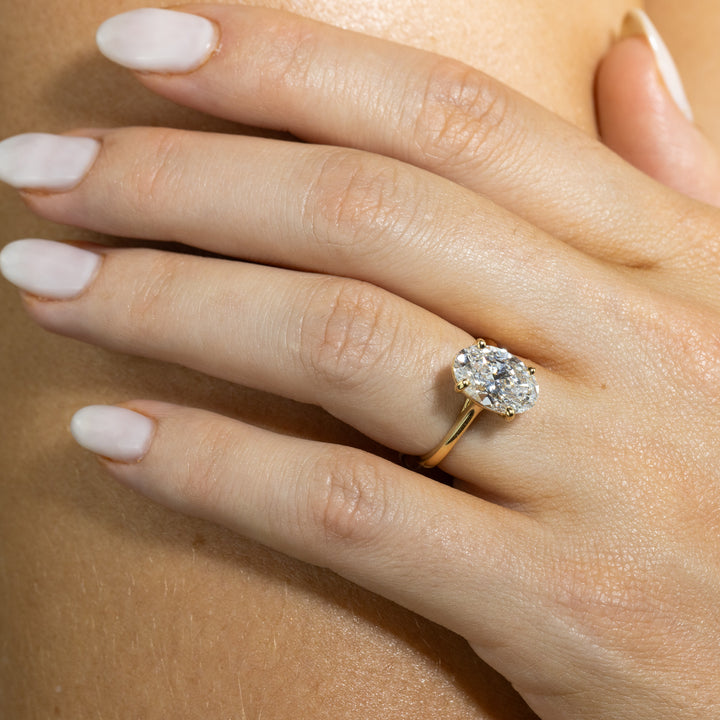 Mary Oval Cut Solitaire Engagement Ring
