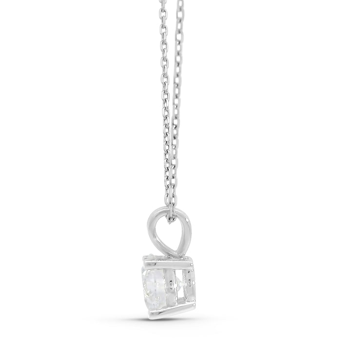 Brilliant/Round Solitaire Pendant w/ Chain (1tcw)