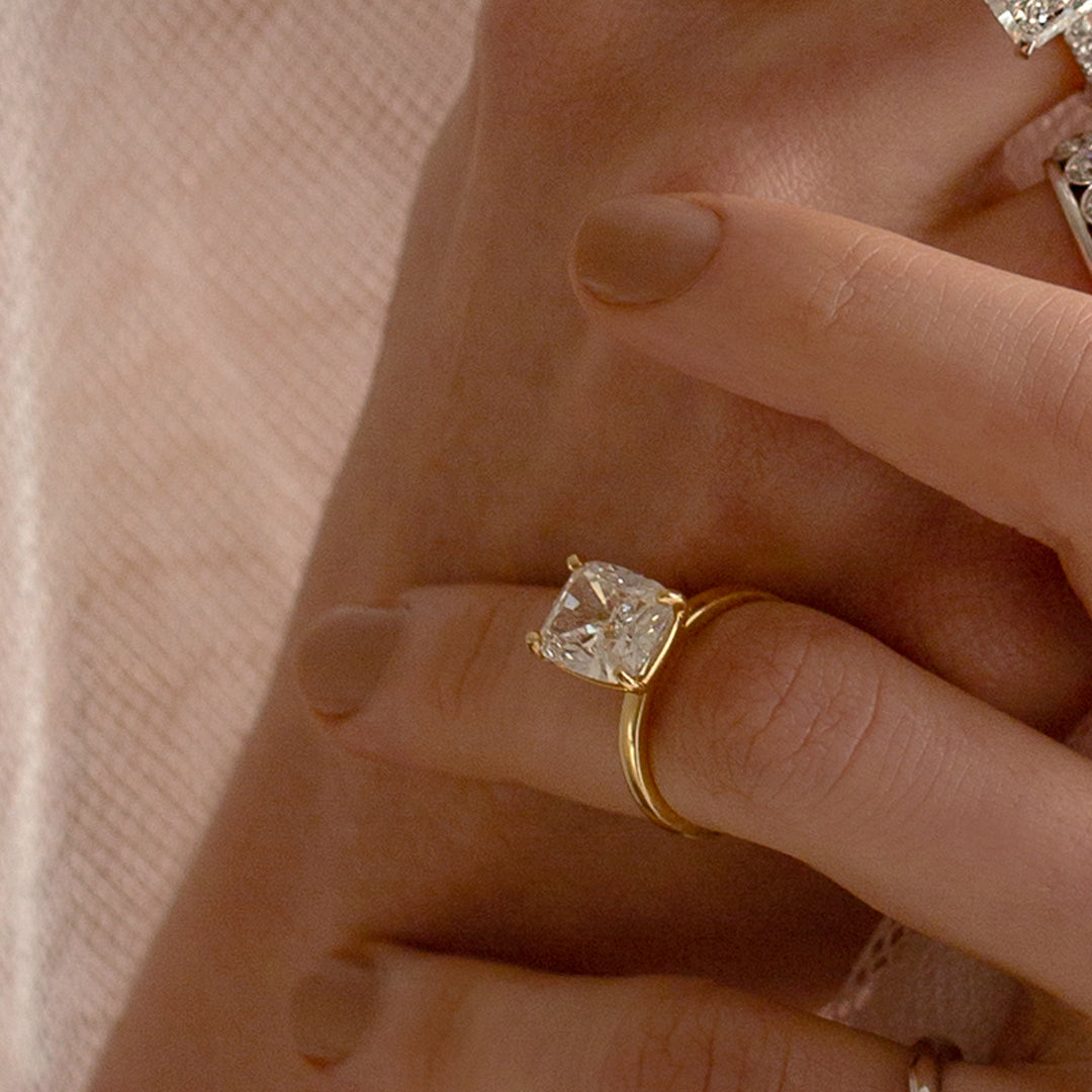 Noa Cushion Cut Engagement Ring