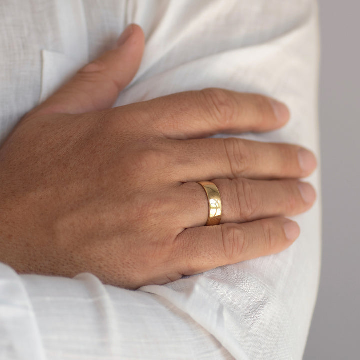 6.8mm Polished Men's Wedding Band