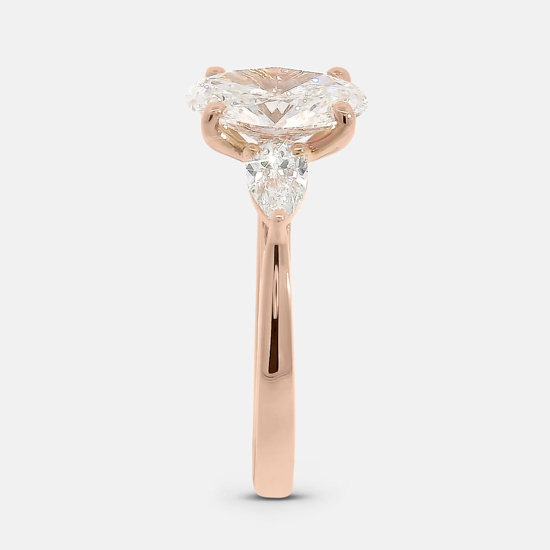 Selah Oval w/ Pear Diamond Engagement Ring