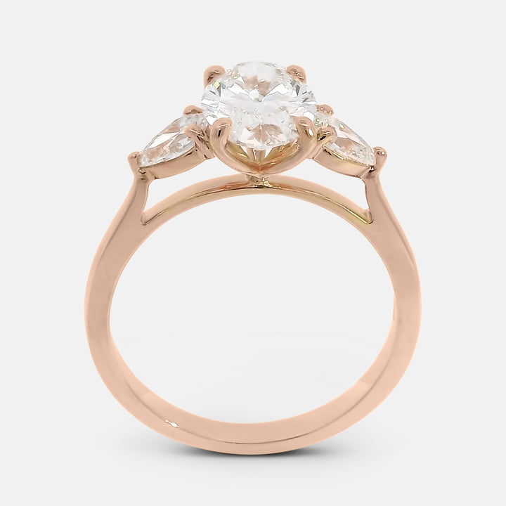Selah Oval w/ Pear Diamond Engagement Ring