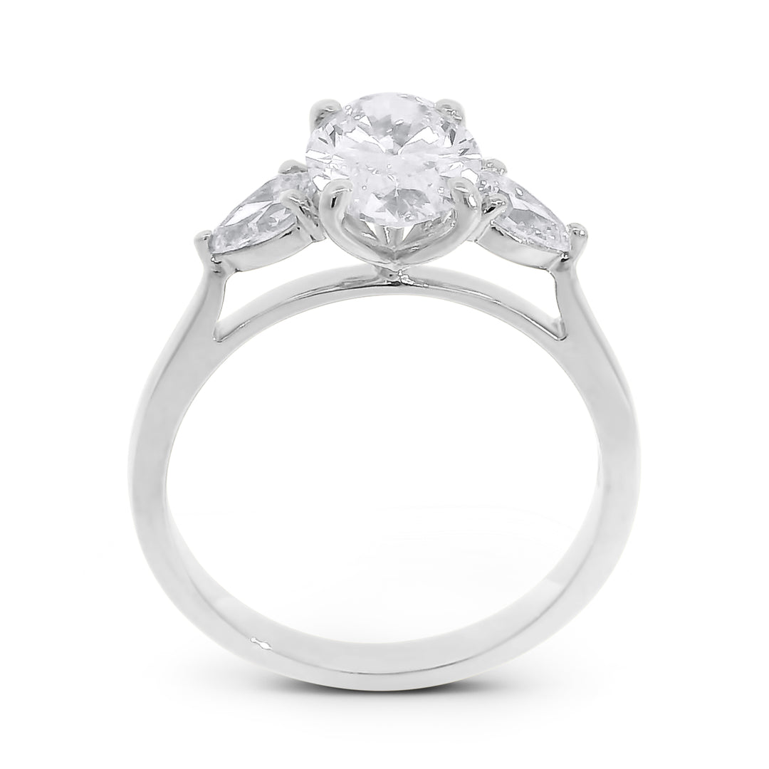 Selah Oval w/ Pear Diamond Engagement Ring