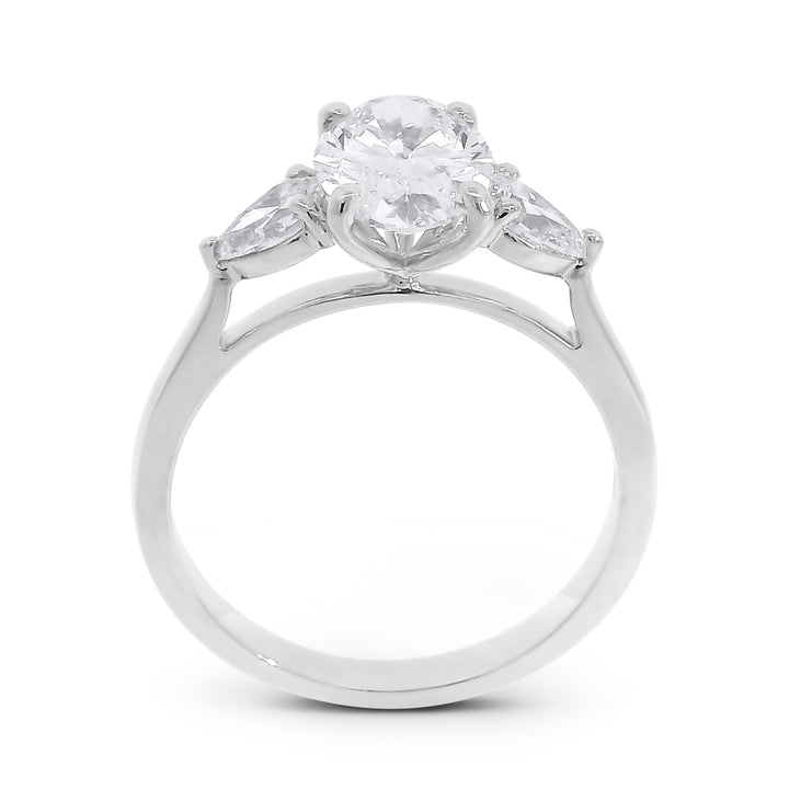 Selah Oval w/ Pear Diamond Engagement Ring