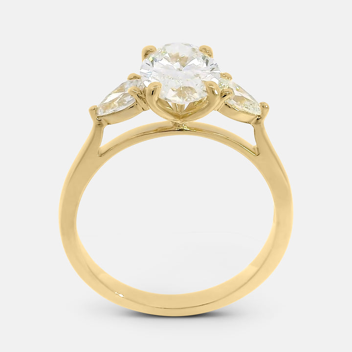 Selah Oval w/ Pear Diamond Engagement Ring