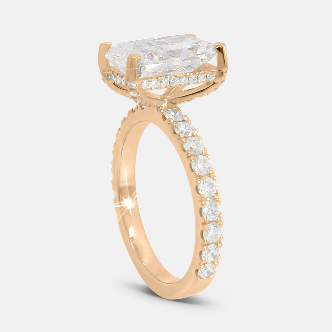 Alana Radiant Cut Engagement Ring