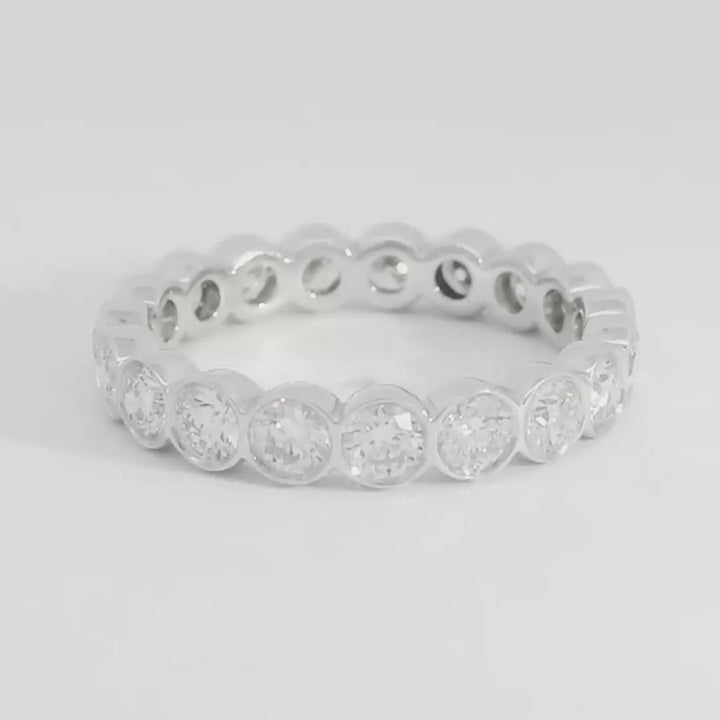 Eternity Brilliant Bezel Diamond Band
