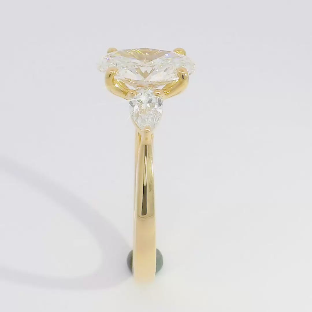 Selah Oval w/ Pear Diamond Engagement Ring