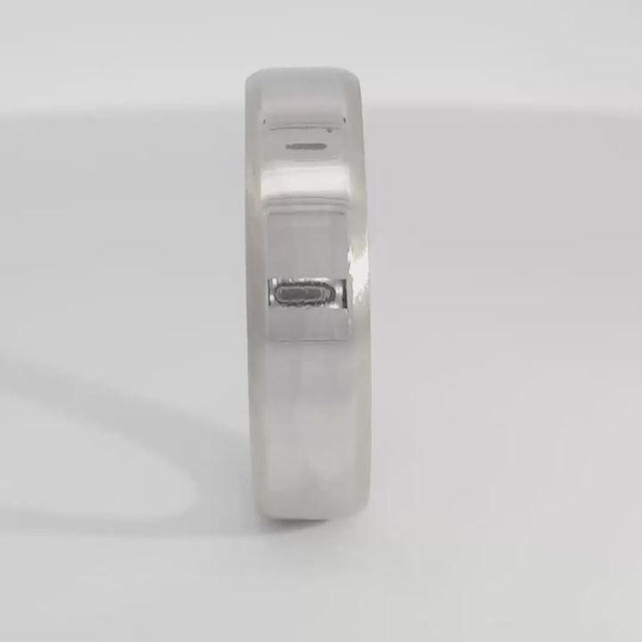 Beveled Edge Cigar Band 6mm